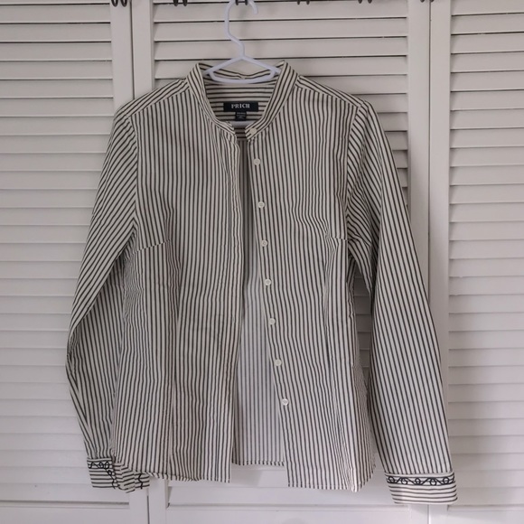 Prich women’s shirt 0p stripped preppy style - Picture 4 of 9